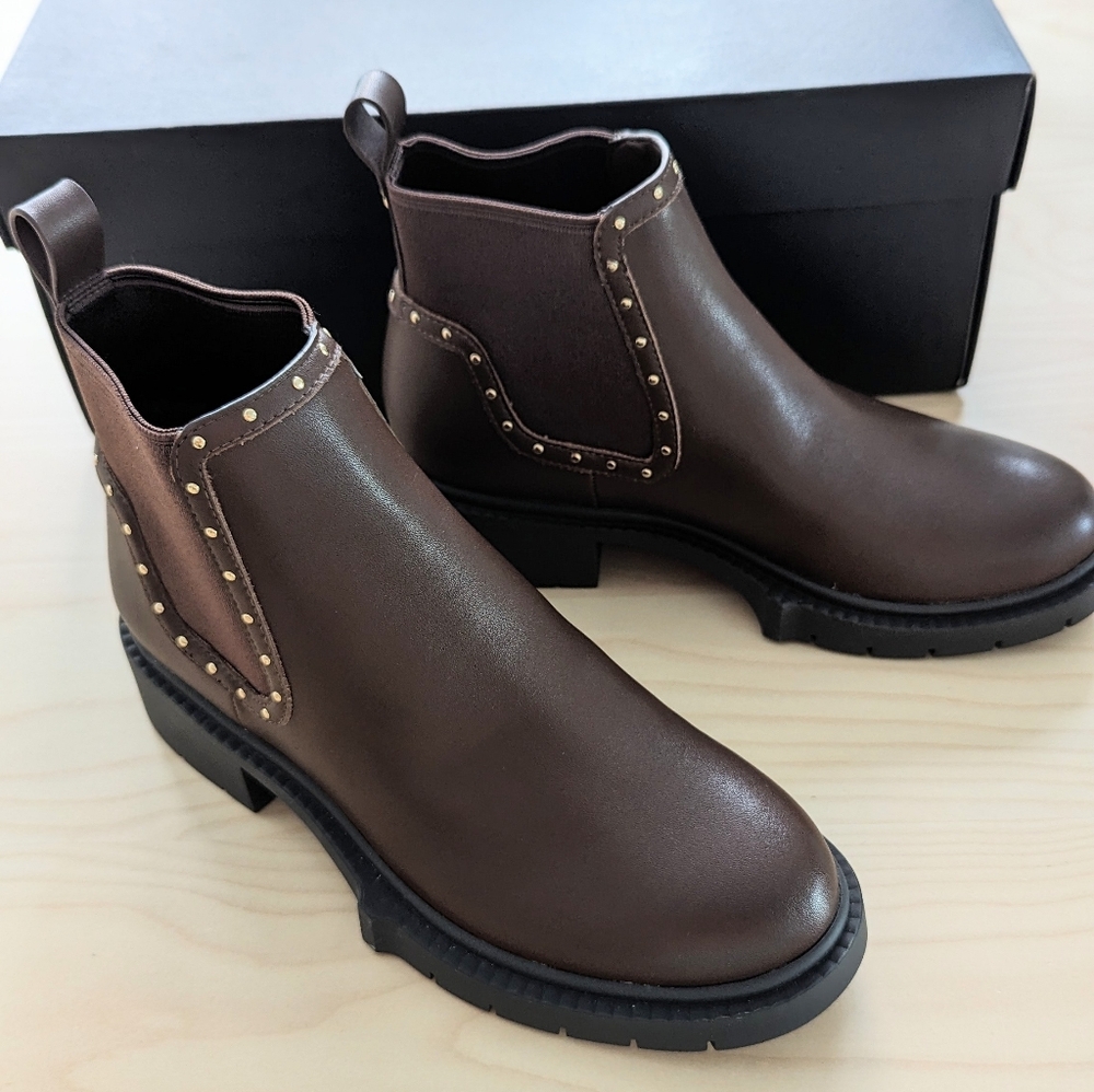 NWT COACH Levy Leather Booties